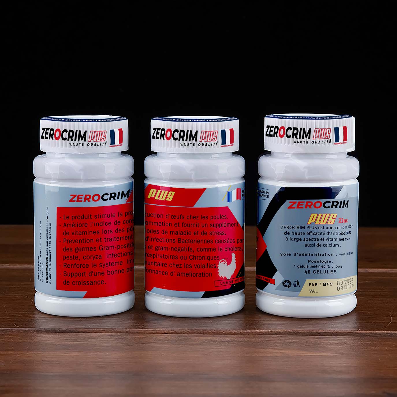 Zerocrim plus zinc